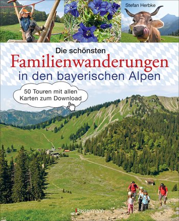 Die schönsten Familienwanderungen in den bayerischen Alpen - Cover